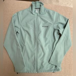 Columbia Mint Green Full-Zip Jacket